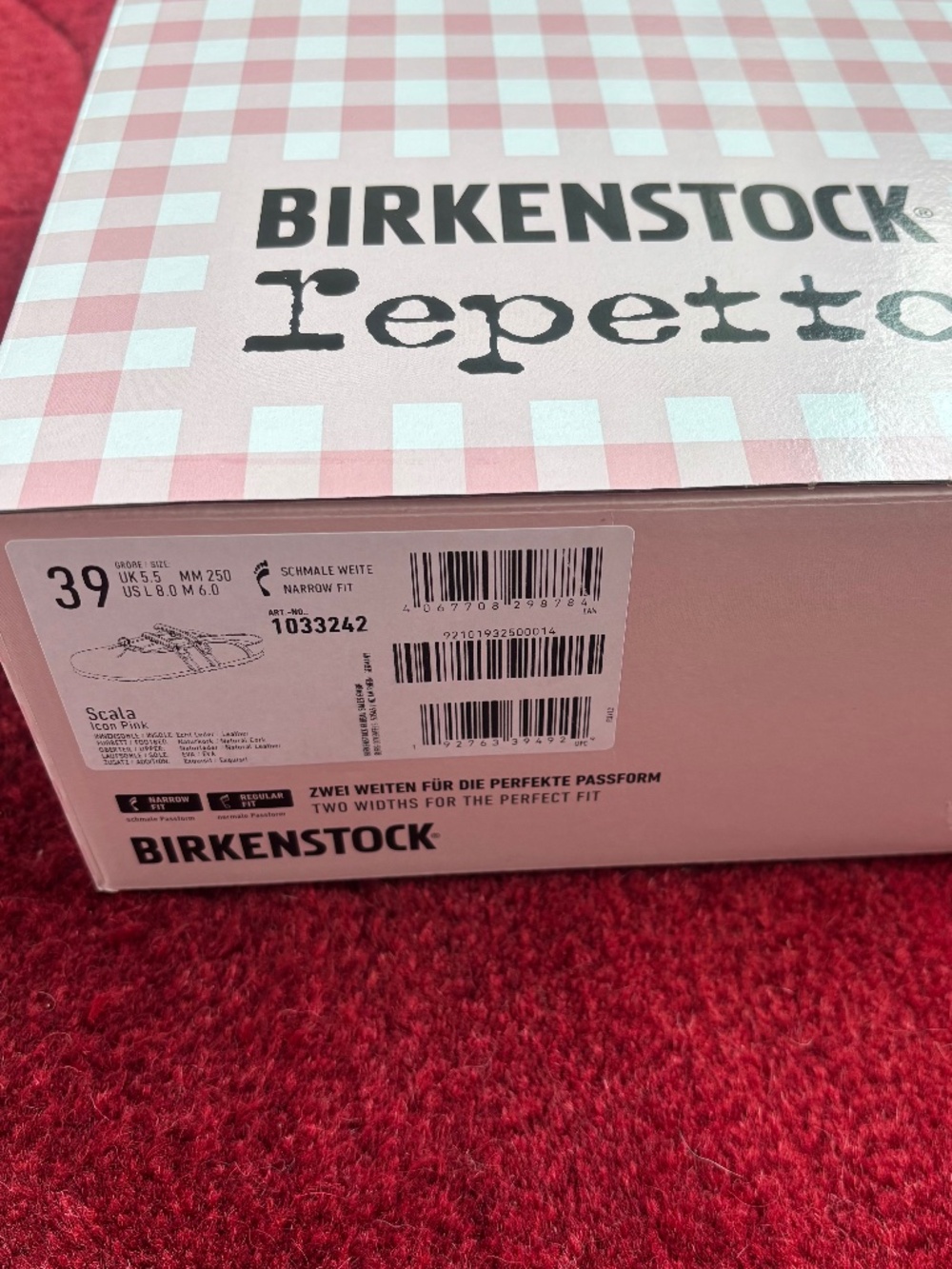 Birkenstock 1774 × Repetto Scala in Icon Pink - Picture 2 of 5